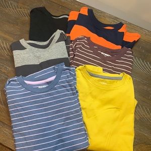 Old Navy Boys Long Sleeve Shirts- Bundle of 6 for one low price